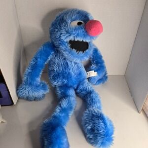 Grover Plush Stuffed Blue Monster Toy Sesame Street Workshop Nanco 2003 13"